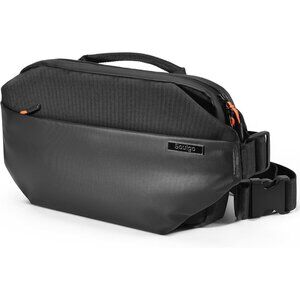 Black RFID Blocking Crossbody Sling Bag for Men & Women, Travel & Outdoor